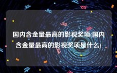 国内含金量最高的影视奖项(国内含金量最高的影视奖项是什么)