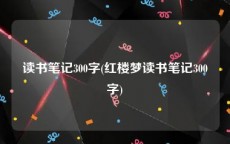 读书笔记300字(红楼梦读书笔记300字)