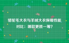 骆驼毛大衣与羊绒大衣保暖性能对比：哪款更胜一筹？