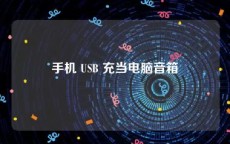 手机 USB 充当电脑音箱