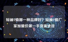 短袖T恤哪一种品牌好？短袖T恤厂家加盟价第一手货源途径