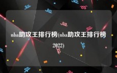 nba助攻王排行榜(nba助攻王排行榜2022)