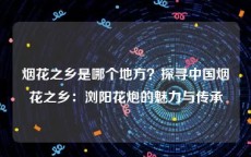 烟花之乡是哪个地方？探寻中国烟花之乡：浏阳花炮的魅力与传承