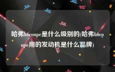 哈弗h6coupe是什么级别的(哈弗h6coupe用的发动机是什么品牌)