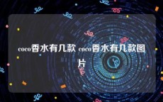 coco香水有几款 coco香水有几款图片