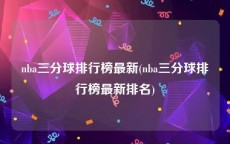 nba三分球排行榜最新(nba三分球排行榜最新排名)