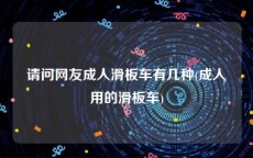 请问网友成人滑板车有几种(成人用的滑板车)