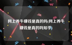 网上养牛赚钱是真的吗(网上养牛赚钱是真的吗知乎)