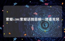 索爱w300(索爱话筒音响一体麦克风)