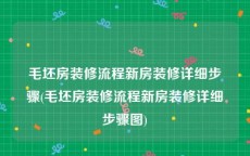 毛坯房装修流程新房装修详细步骤(毛坯房装修流程新房装修详细步骤图)