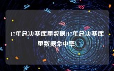 17年总决赛库里数据(17年总决赛库里数据命中率)