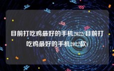 目前打吃鸡最好的手机2022(目前打吃鸡最好的手机2022款)