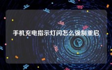 手机充电指示灯闪怎么强制重启