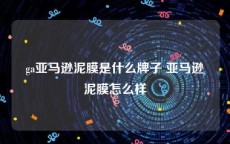 ga亚马逊泥膜是什么牌子 亚马逊泥膜怎么样