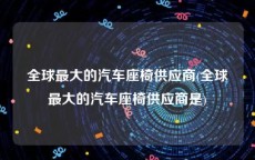 全球最大的汽车座椅供应商(全球最大的汽车座椅供应商是)