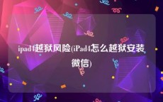 ipad4越狱风险(iPad4怎么越狱安装微信)