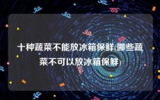 十种蔬菜不能放冰箱保鲜(哪些蔬菜不可以放冰箱保鲜)