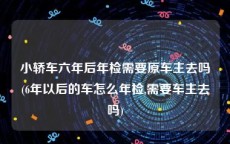 小轿车六年后年检需要原车主去吗(6年以后的车怎么年检,需要车主去吗)