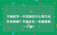 文胸批发一手货源在什么地方出仓有保障？文胸出仓一手通道哪一个强？