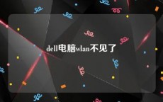 dell电脑wlan不见了