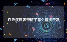 白色皮质表带脏了怎么清洗干净