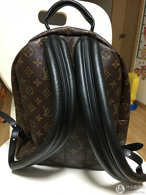 #本站首晒# 新的妈咪包到手：louis vuitton 路易威登 MONOGRAM BACKPACK 热门背包中号款  ​