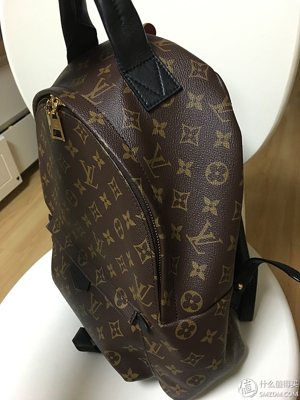 #本站首晒# 新的妈咪包到手：louis vuitton 路易威登 MONOGRAM BACKPACK 热门背包中号款  ​