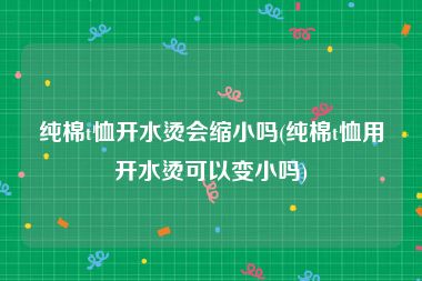 纯棉t恤开水烫会缩小吗(纯棉t恤用开水烫可以变小吗)