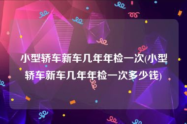 小型轿车新车几年年检一次(小型轿车新车几年年检一次多少钱)