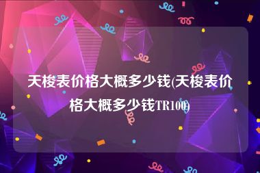 天梭表价格大概多少钱(天梭表价格大概多少钱TR100)