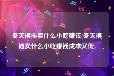 冬天摆摊卖什么小吃赚钱(冬天摆摊卖什么小吃赚钱成本又低)