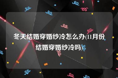 冬天结婚穿婚纱冷怎么办(11月份结婚穿婚纱冷吗)