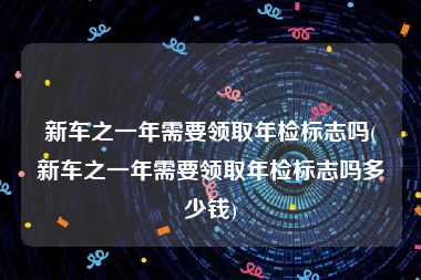 新车之一年需要领取年检标志吗(新车之一年需要领取年检标志吗多少钱)