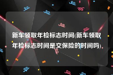 新车领取年检标志时间(新车领取年检标志时间是交保险的时间吗)